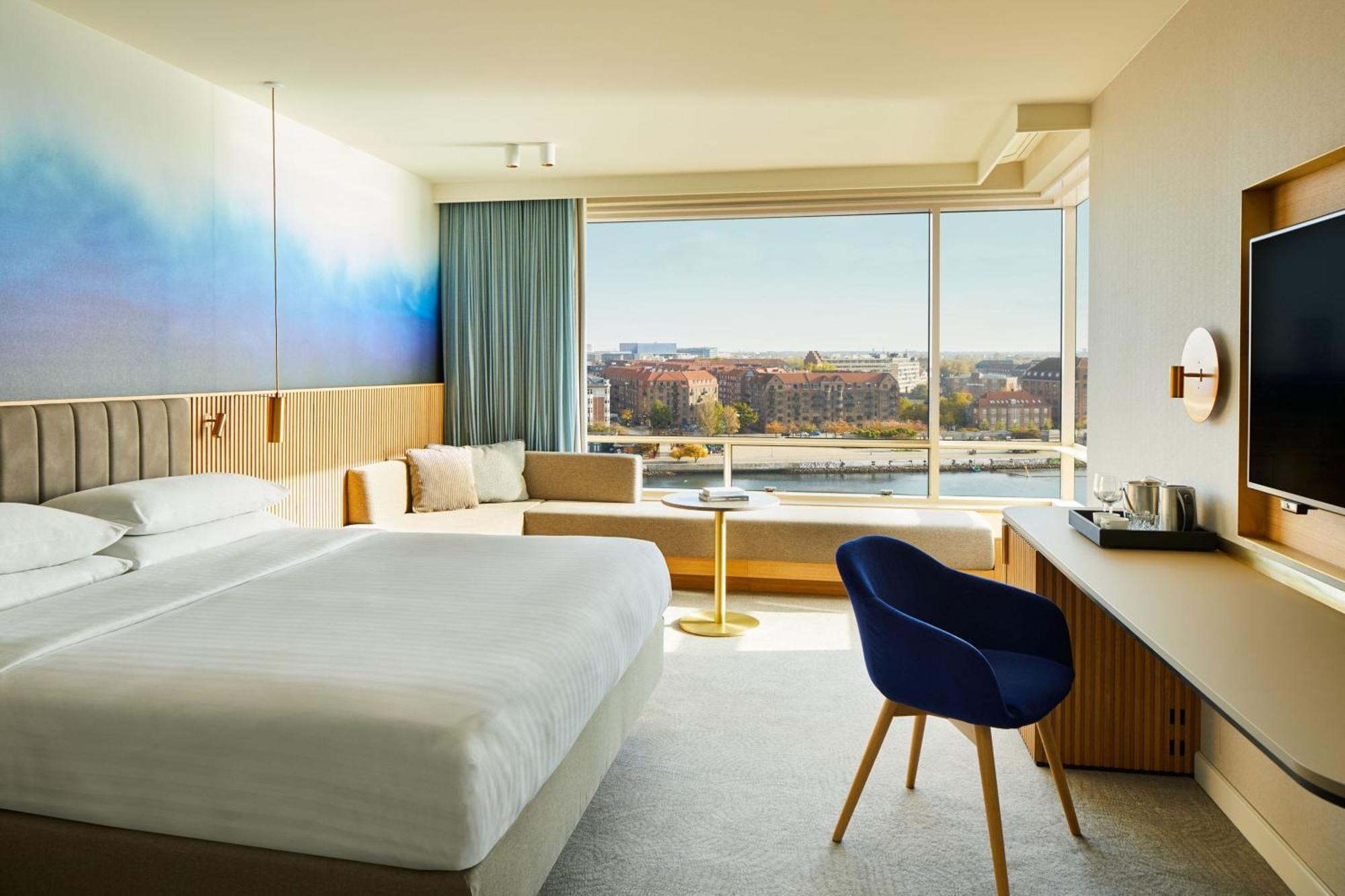 コペンハーゲン マリオット ホテル エクステリア 写真 A guest room at the hotel
