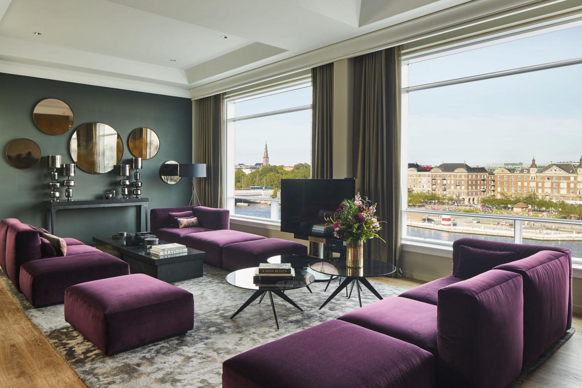 コペンハーゲン マリオット ホテル エクステリア 写真 The interior of a suite at the hotel